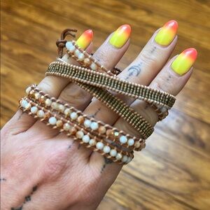 Victoria Emerson Elegant Beaded Wrap Bracelet